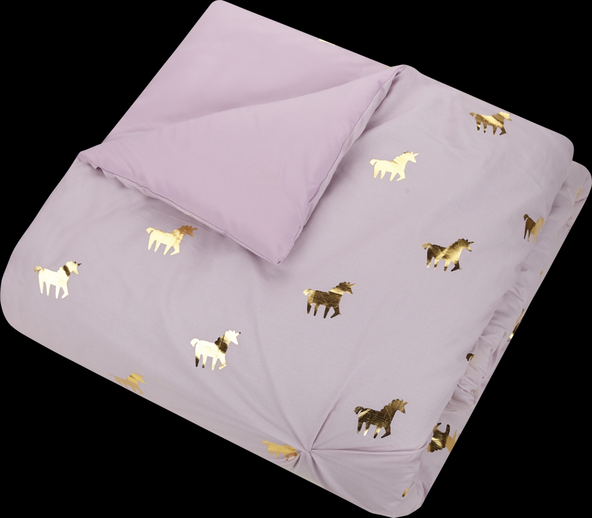 Kids Fiona Unicorn Lilac 4 Pc Full/Queen Comforter Set - Thumbnail - Image 3