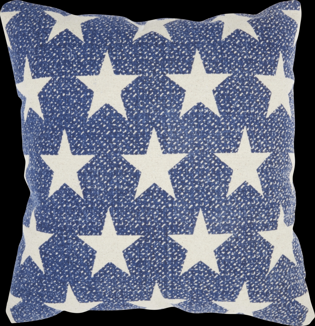 Kids Flag Way Navy Throw Pillow - Thumbnail - Image 1
