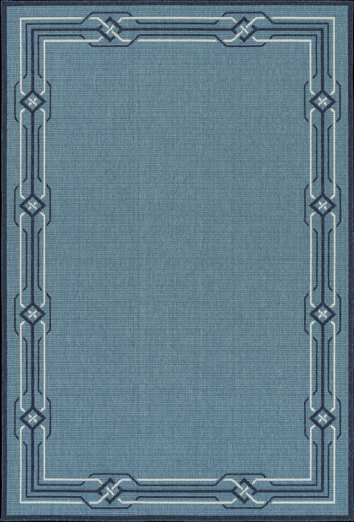 Kids Fleckey Blue 5' x 7'5 Rug - Thumbnail - Image 1
