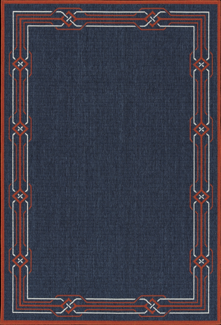 Kids Fleckey Navy 3'5' x 5'5 Rug - Thumbnail - Image 1