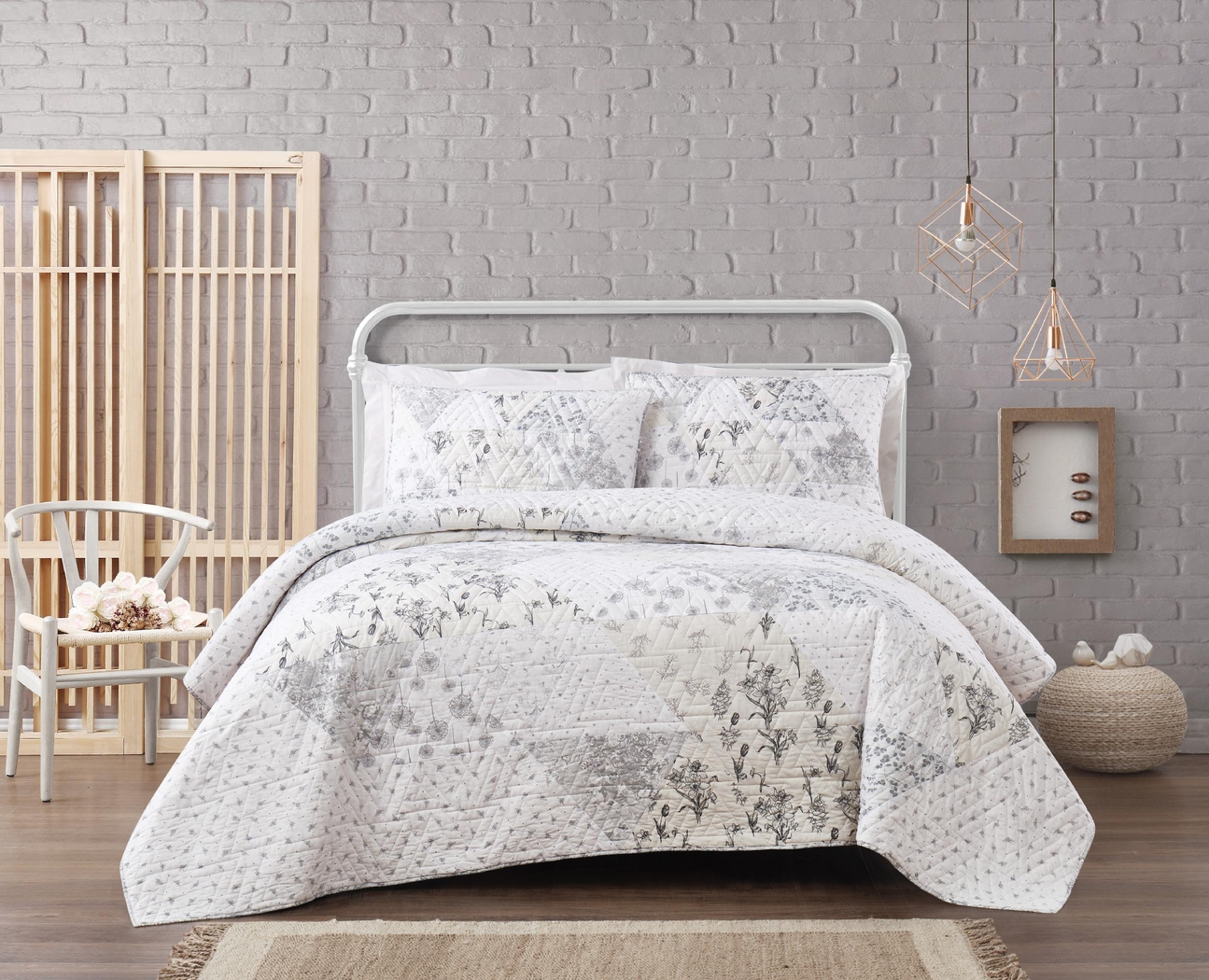 Kids Floral Tales Cream  2 Pc Twin Comforter Set - Thumbnail - Image 7