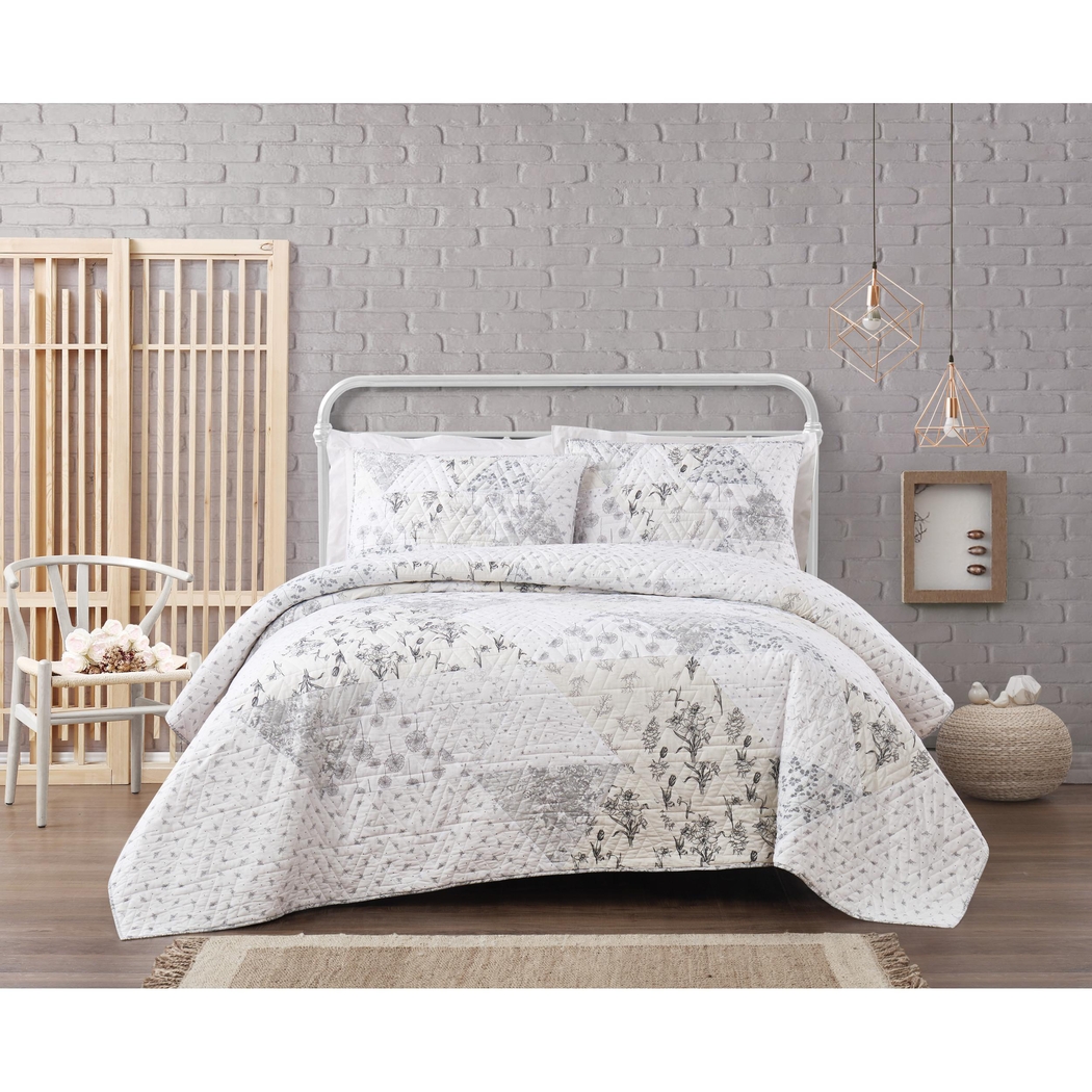 Kids Floral Tales Cream  2 Pc Twin Comforter Set - Thumbnail - Image 1