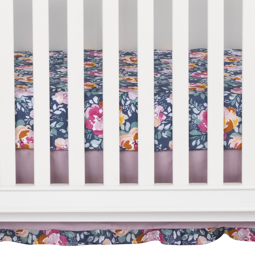 Kids Flower Snooze Blue Baby Bedding Set - Thumbnail - Image 11