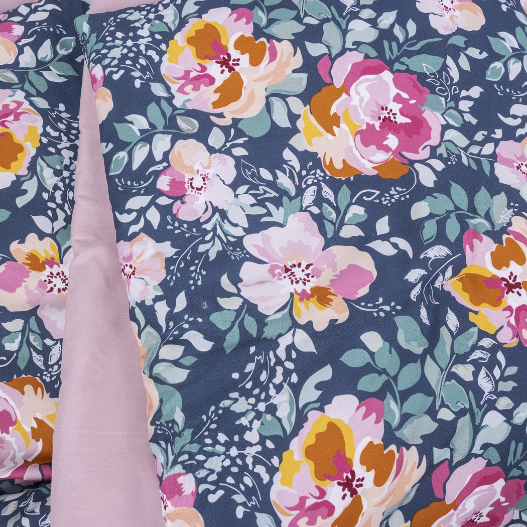 Kids Flower Snooze Blue Baby Bedding Set - Thumbnail - Image 13