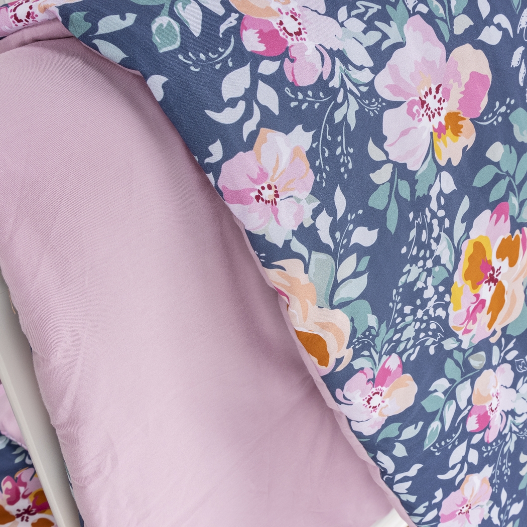 Kids Flower Snooze Blue Baby Bedding Set - Thumbnail - Image 14