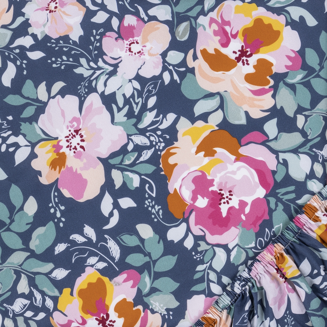 Kids Flower Snooze Blue Baby Bedding Set - Thumbnail - Image 5