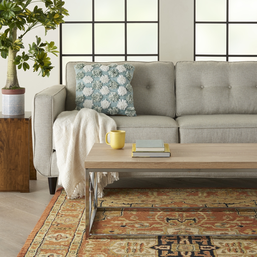 Kids Flowerful Blue Accent Pillow - Thumbnail - Image 3