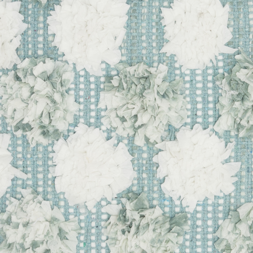 Kids Flowerful Blue Accent Pillow - Thumbnail - Image 5