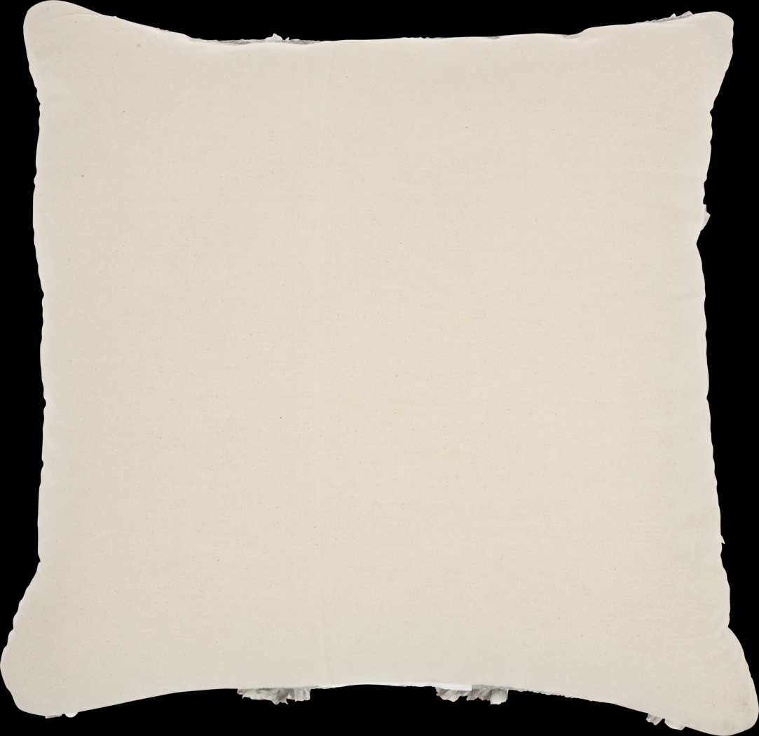 Kids Flowerful Gray Accent Pillow - Thumbnail - Image 2