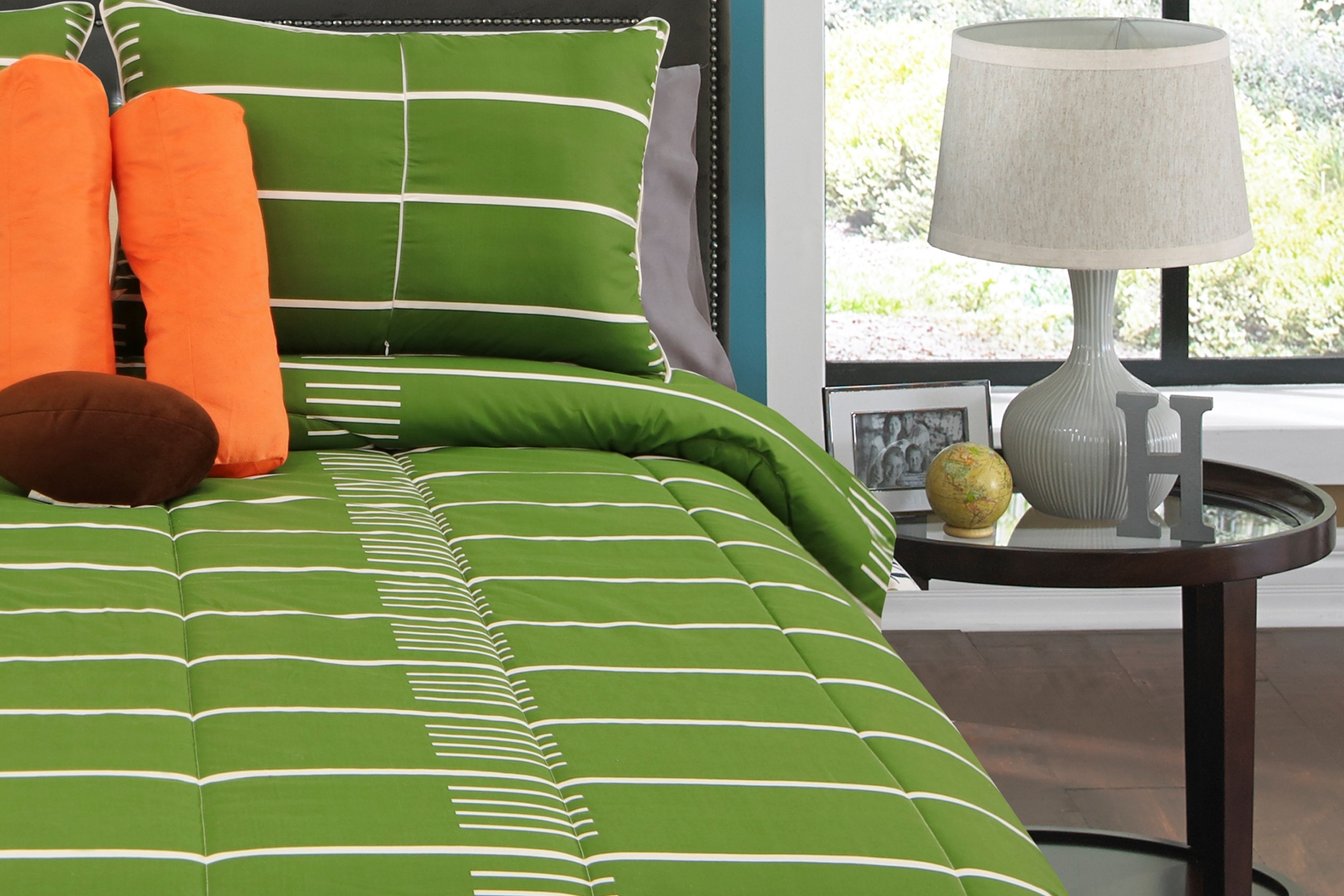 Kids Football Dreams Brown Full Comforter Set - Thumbnail - Image 5