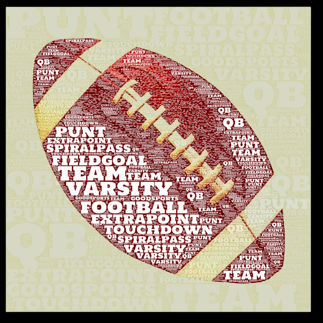 Kids Football Jargon Cream Artwork - Thumbnail - Image 1