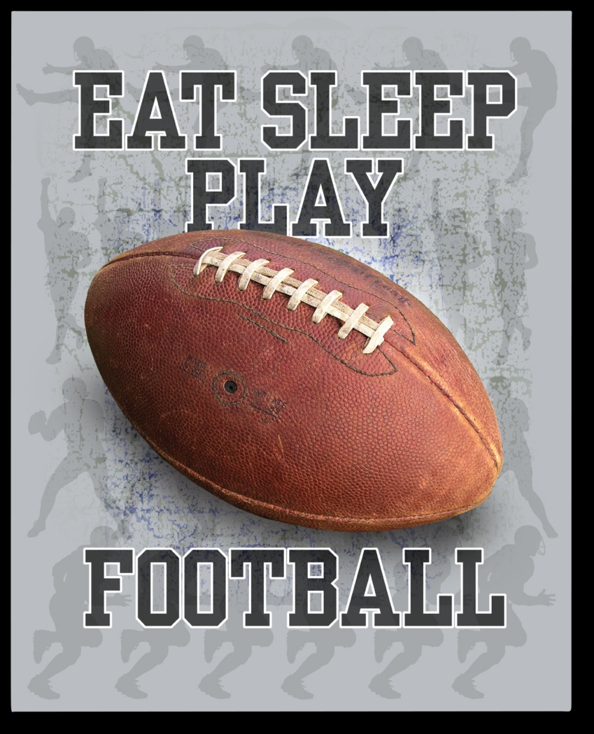 Kids Football Rave Gray Artwork - Thumbnail - Image 1