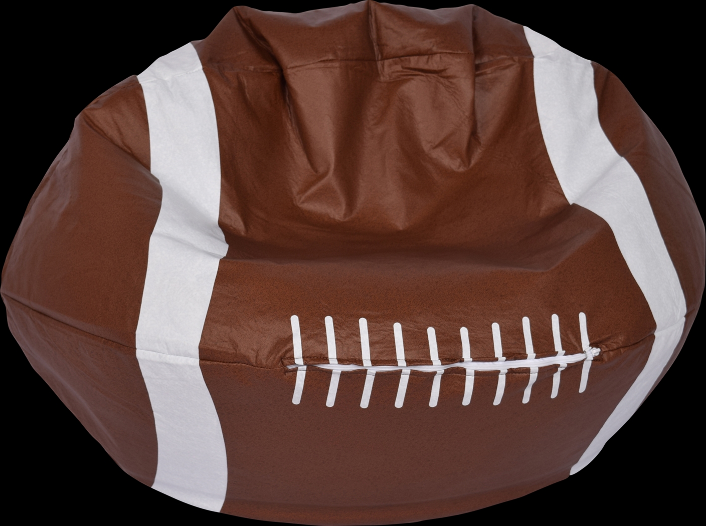 Kids Football Seat Brown Bean Bag - Thumbnail - Image 1