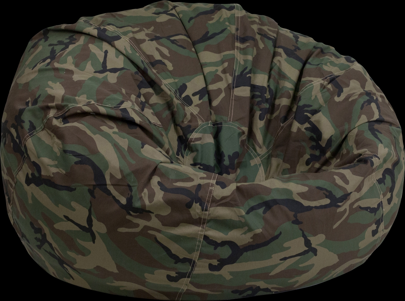 Kids Forest Isle Dark Brown Large Bean Bag Chair - Thumbnail - Image 1