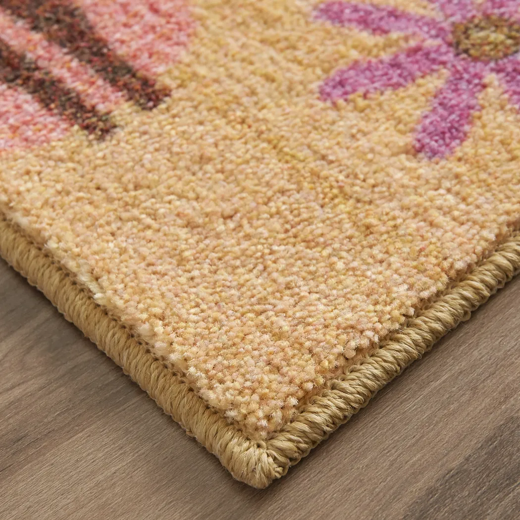 Kids Forest Party Beige 5' x 8' Rug - Thumbnail - Image 5
