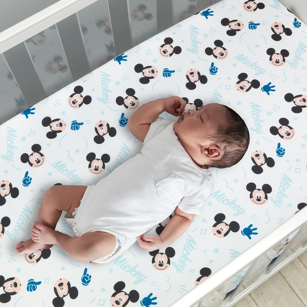 Kids Forever Mickey Mouse Blue Baby Bedding Set - Thumbnail - Image 4