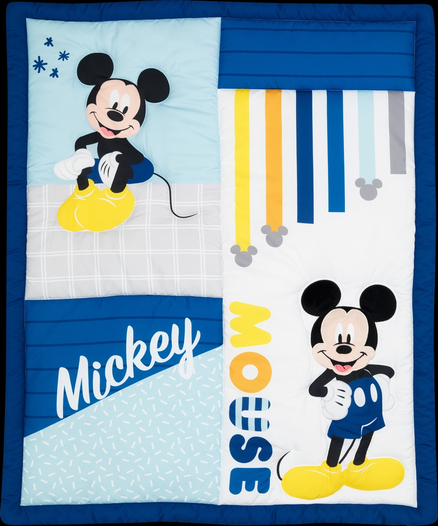 Kids Forever Mickey Mouse Blue Baby Bedding Set - Thumbnail - Image 6