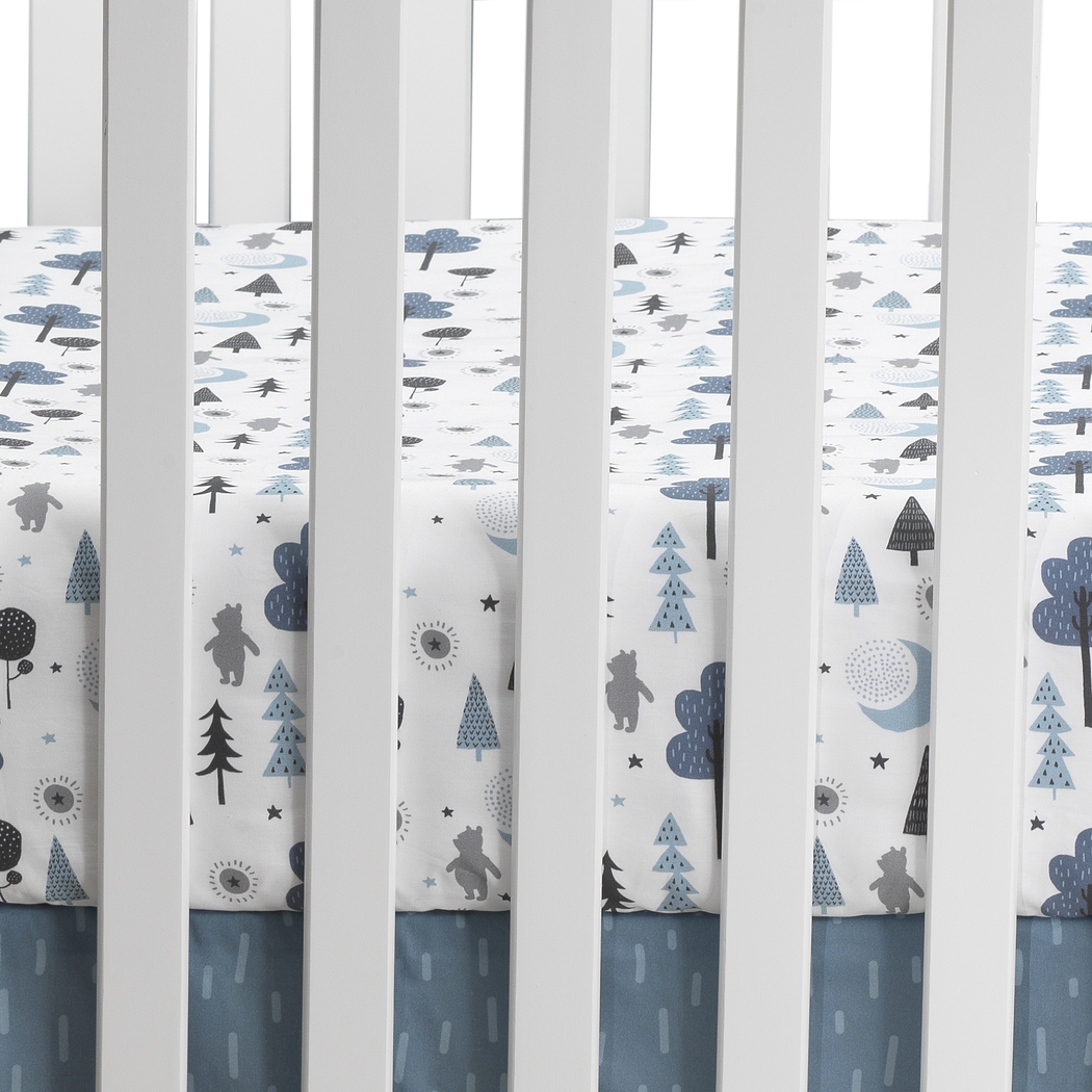 Kids Forever Pooh Blue Baby Bedding Set - Thumbnail - Image 7