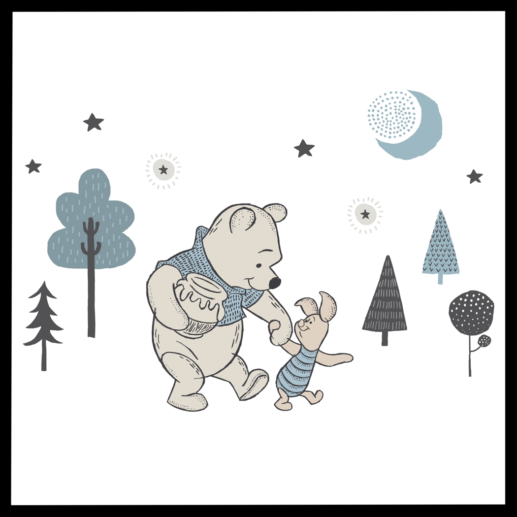 Kids Forever Pooh Blue Wall Decals - Thumbnail - Image 1