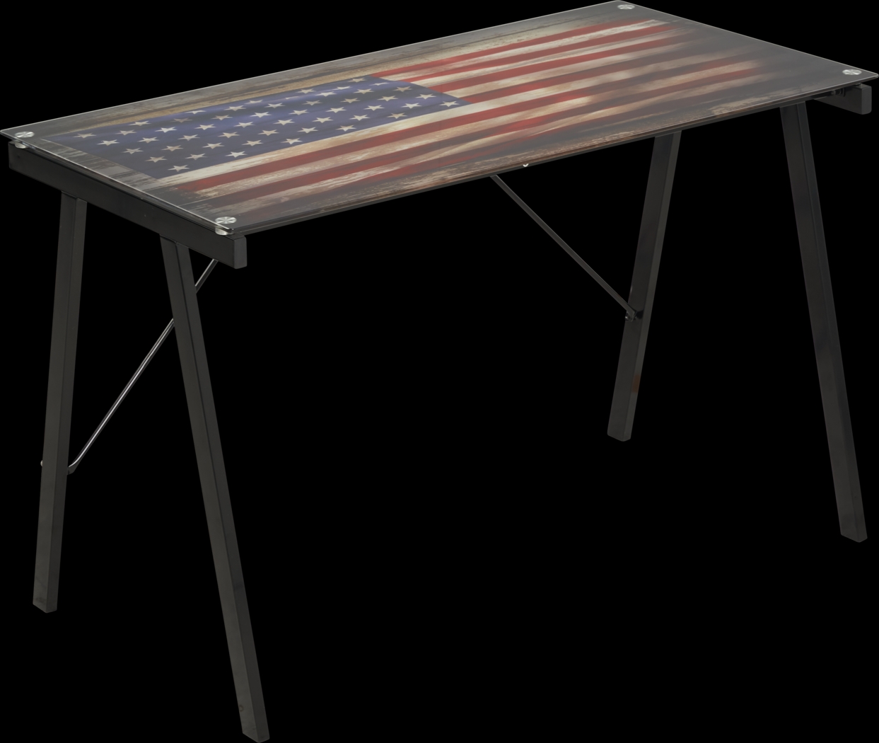 Kids Freedom Flag Black Graphic Desk - Thumbnail - Image 1