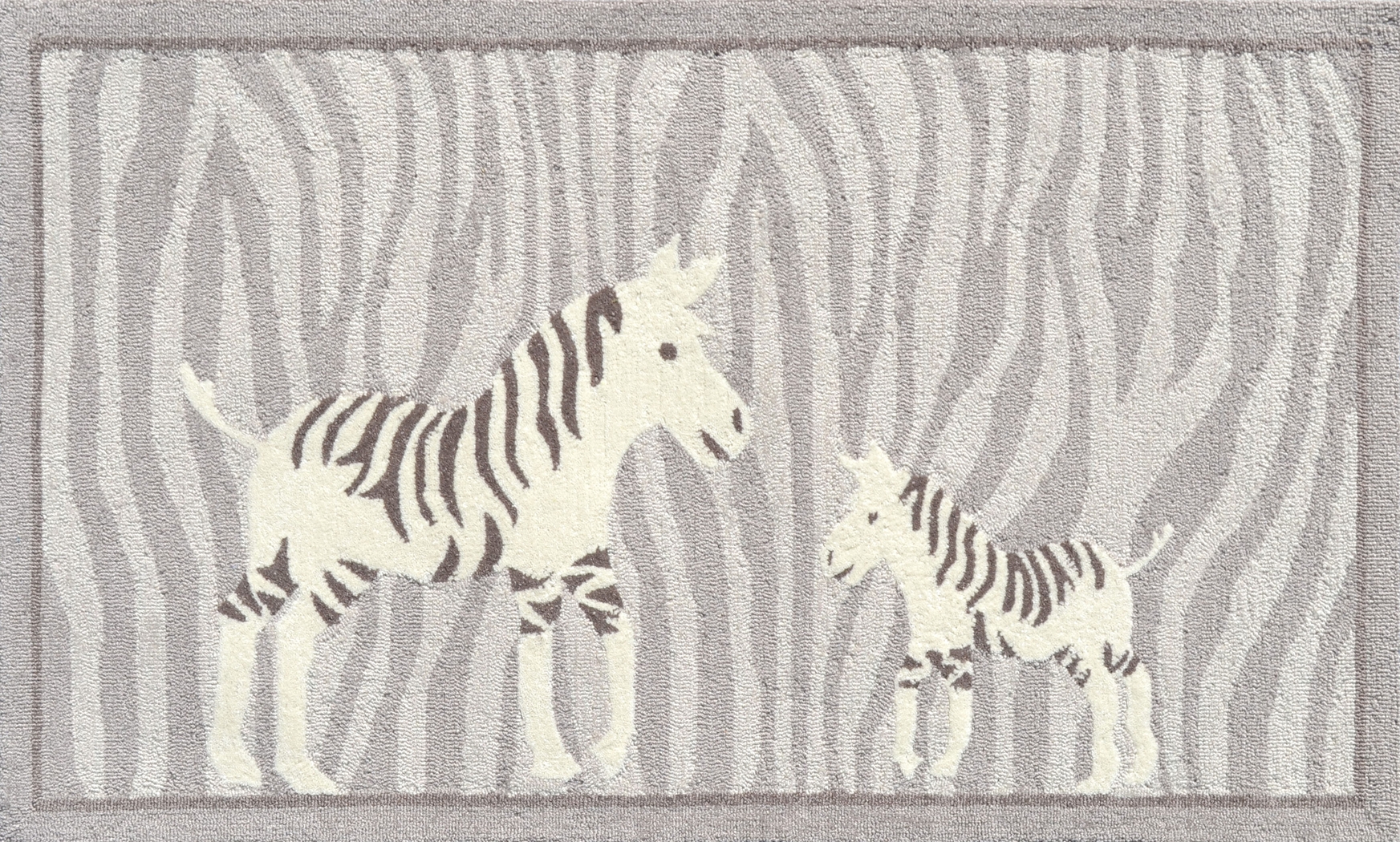 Kids Friends in Gray 2'8 x 4'8 Rug - Thumbnail - Image 1
