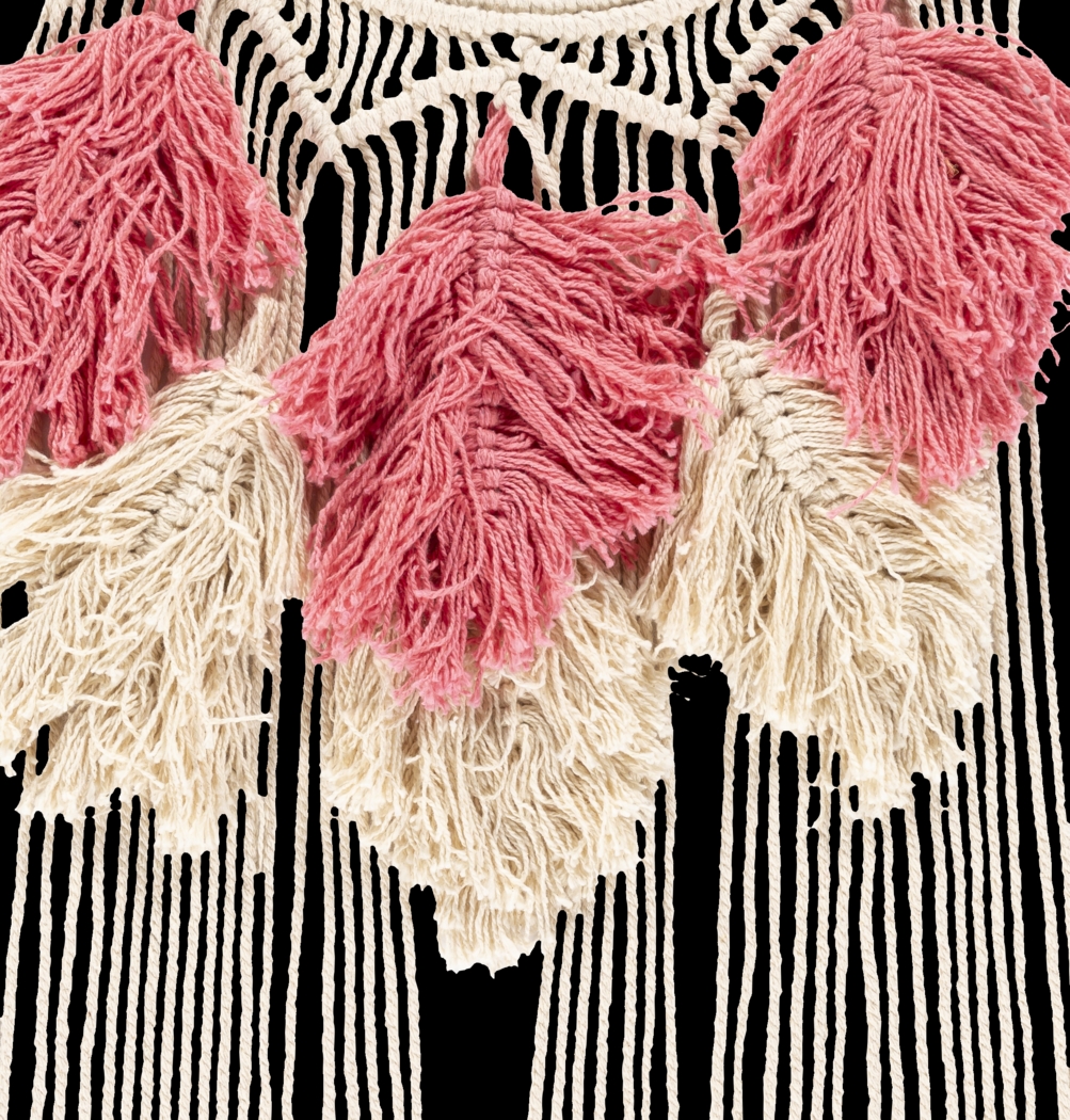 Kids Fringe in Bloom Pink Wall Decor - Thumbnail - Image 3