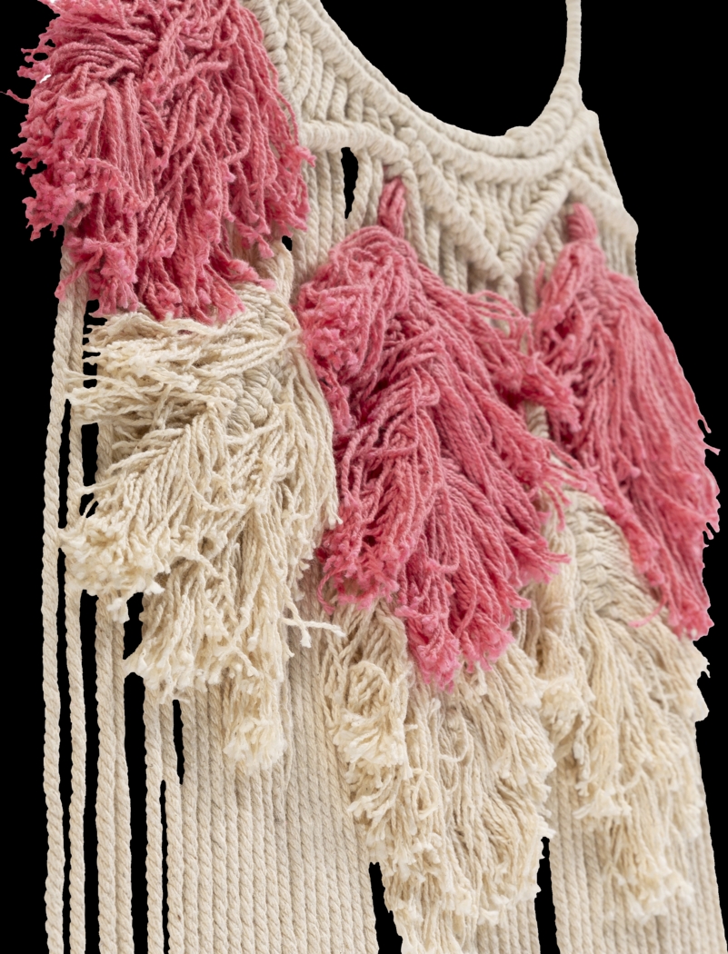 Kids Fringe in Bloom Pink Wall Decor - Thumbnail - Image 4