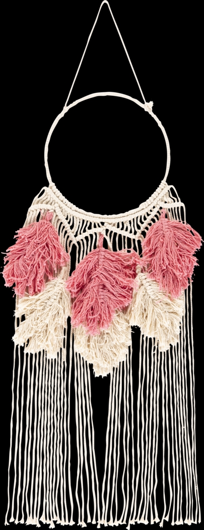 Kids Fringe in Bloom Pink Wall Decor - Thumbnail - Image 1