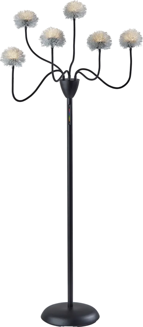 Kids Frink Post Black Floor Lamp - Thumbnail - Image 1