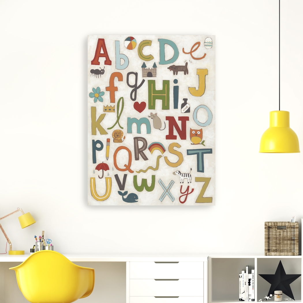 Kids Fun Letters White Artwork - Thumbnail - Image 2