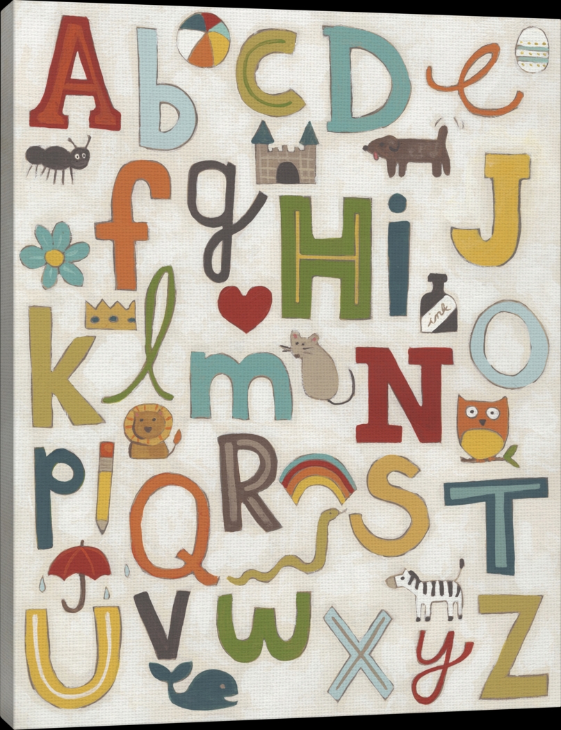 Kids Fun Letters White Artwork - Thumbnail - Image 3