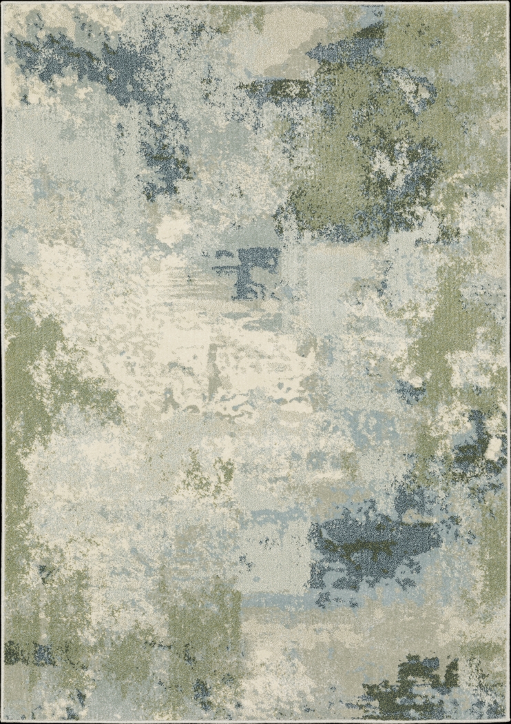 Kids Fun Tangles I Blue 6'7 x 9'2 Rug - Thumbnail - Image 1