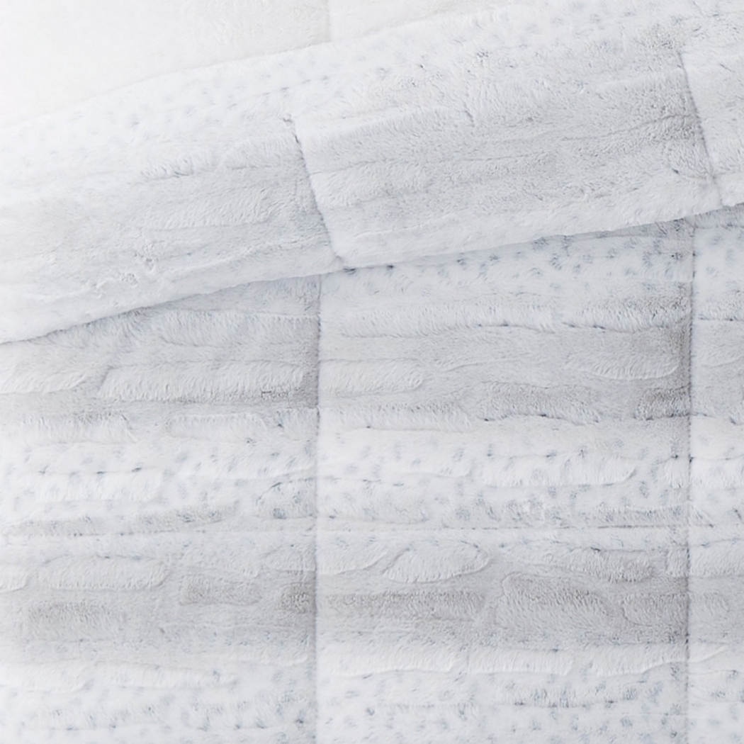 Kids Furry Comfort Gray Twin XL Comforter Set - Thumbnail - Image 2