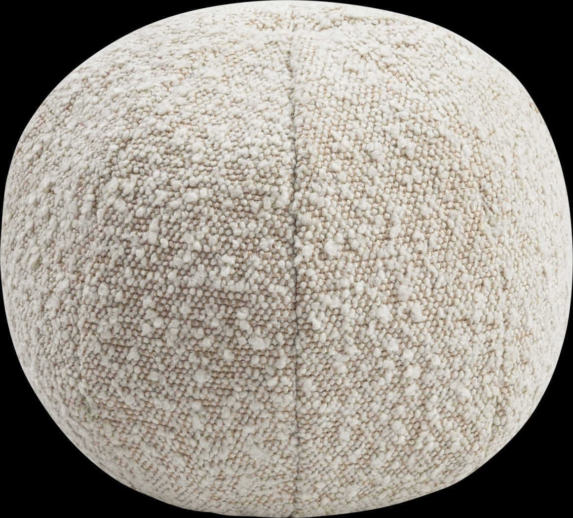 Kids Fuzzy Boba Beige Accent Pillow - Thumbnail - Image 1