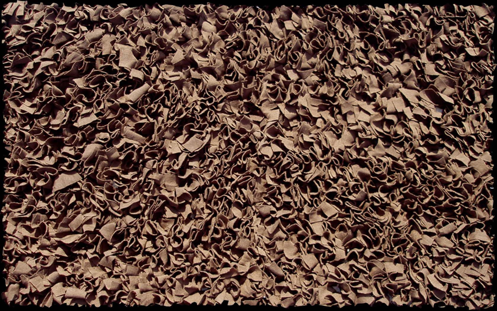 Kids Fuzzy Clouds Brown 4'7 x 7'7 Rug - Thumbnail - Image 1