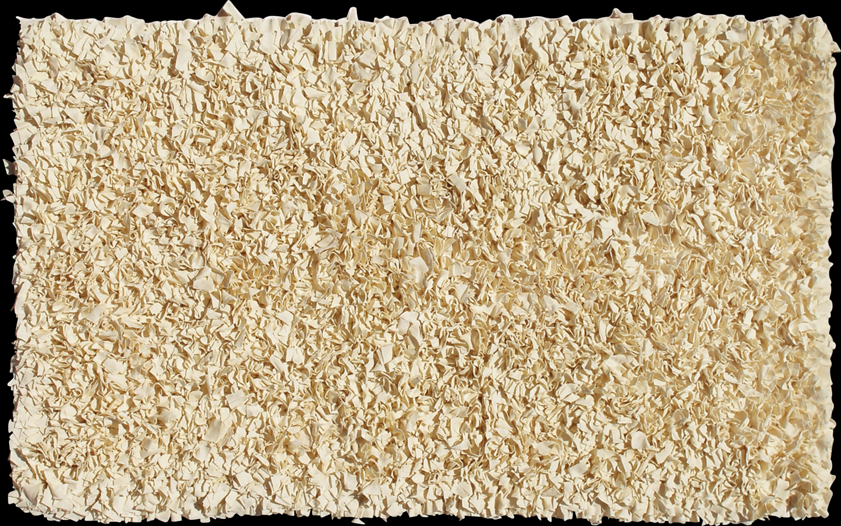 Kids Fuzzy Clouds Cream 4'7 x 7'7 Rug - Thumbnail - Image 1