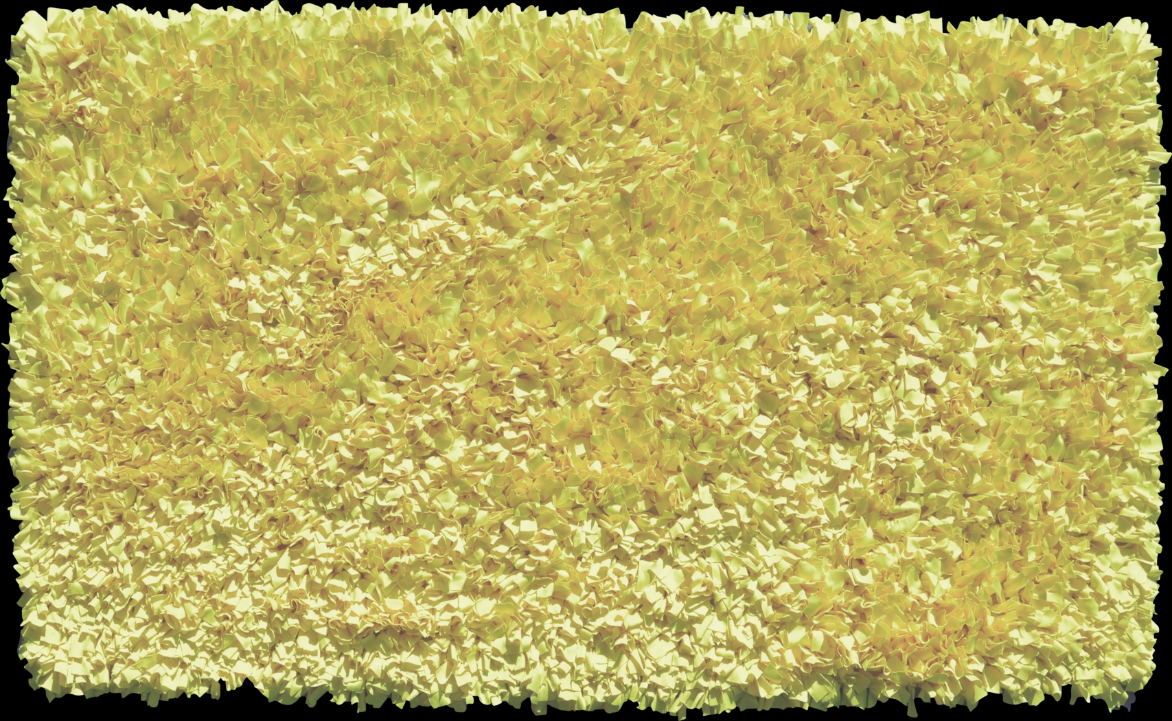 Kids Fuzzy Clouds Dandelion 2'7 x 4'7 Rug - Thumbnail - Image 1