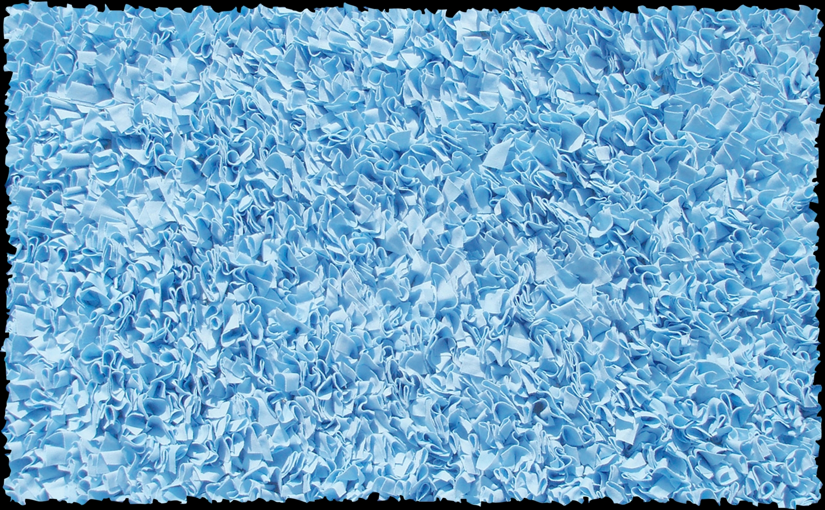 Kids Fuzzy Clouds Light Blue 3' x 5' Rug - Thumbnail - Image 1
