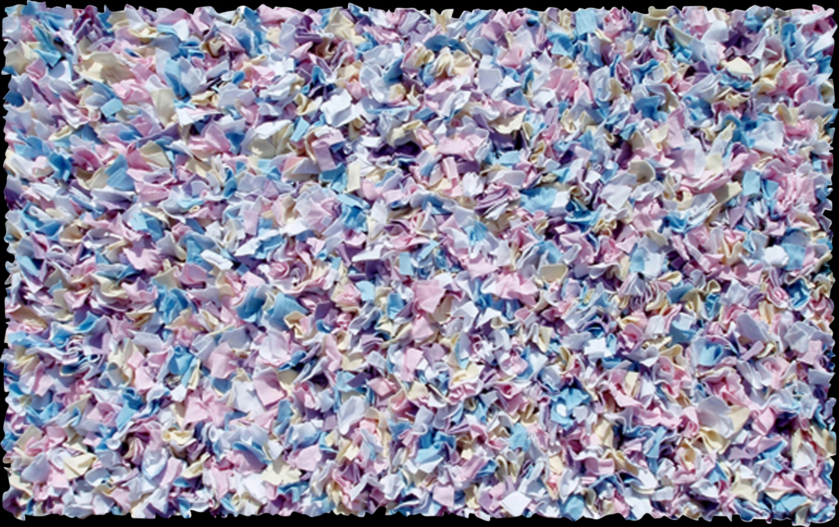 Kids Fuzzy Clouds Purple 2'8 x 4'8 Rug - Thumbnail - Image 1
