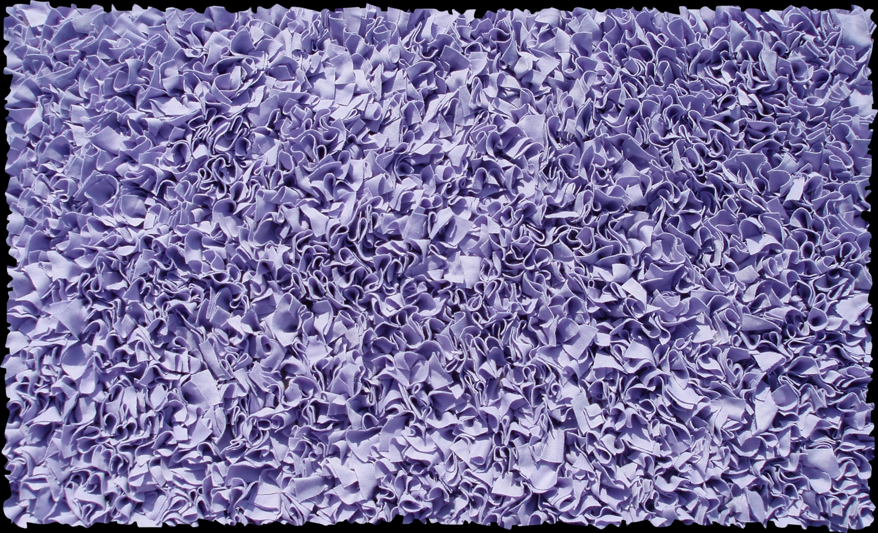 Kids Fuzzy Clouds Purple 4'7 x 7'7 Rug - Thumbnail - Image 1