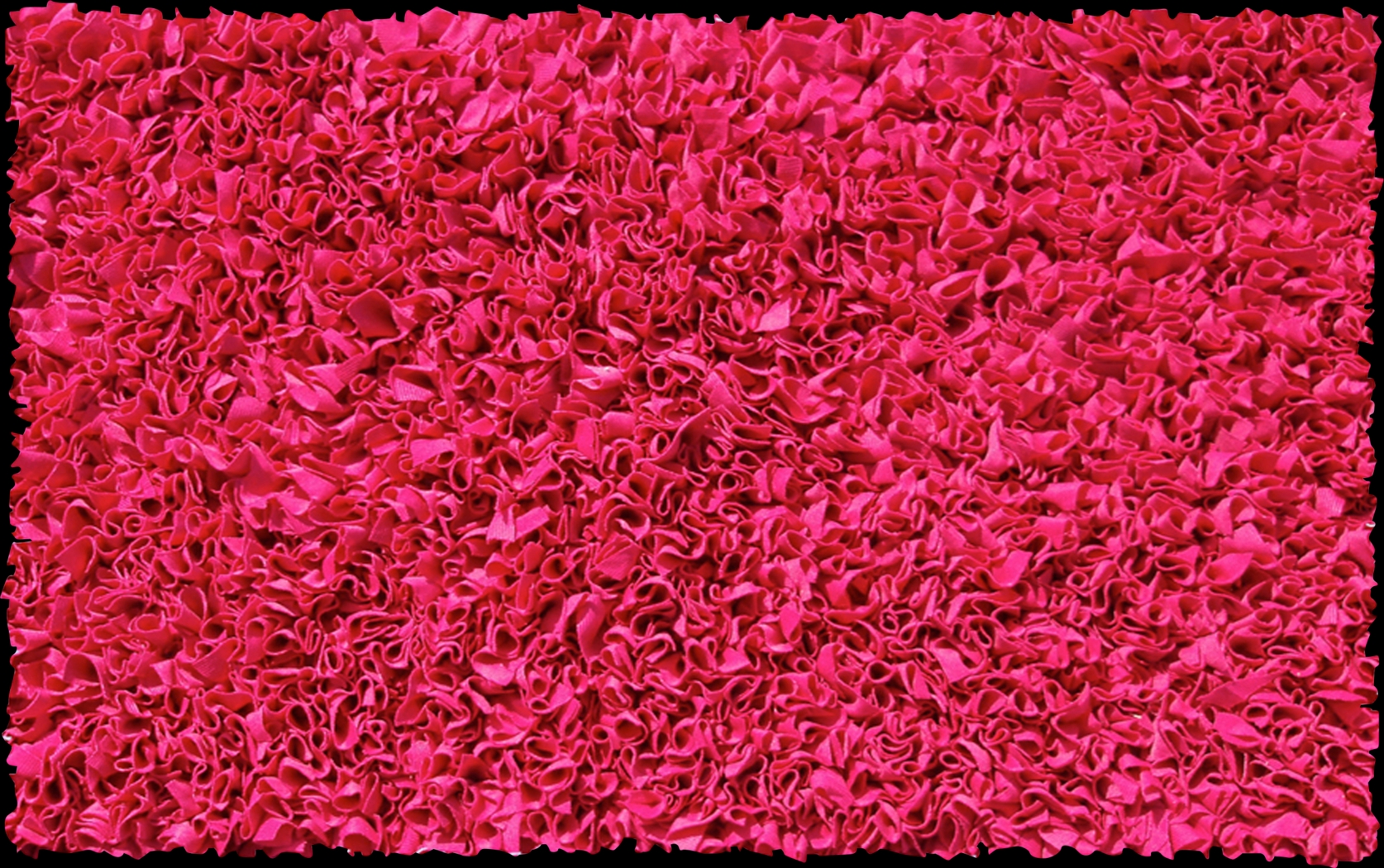 Kids Fuzzy Clouds Raspberry 4'7 x 7'7 Rug - Thumbnail - Image 1