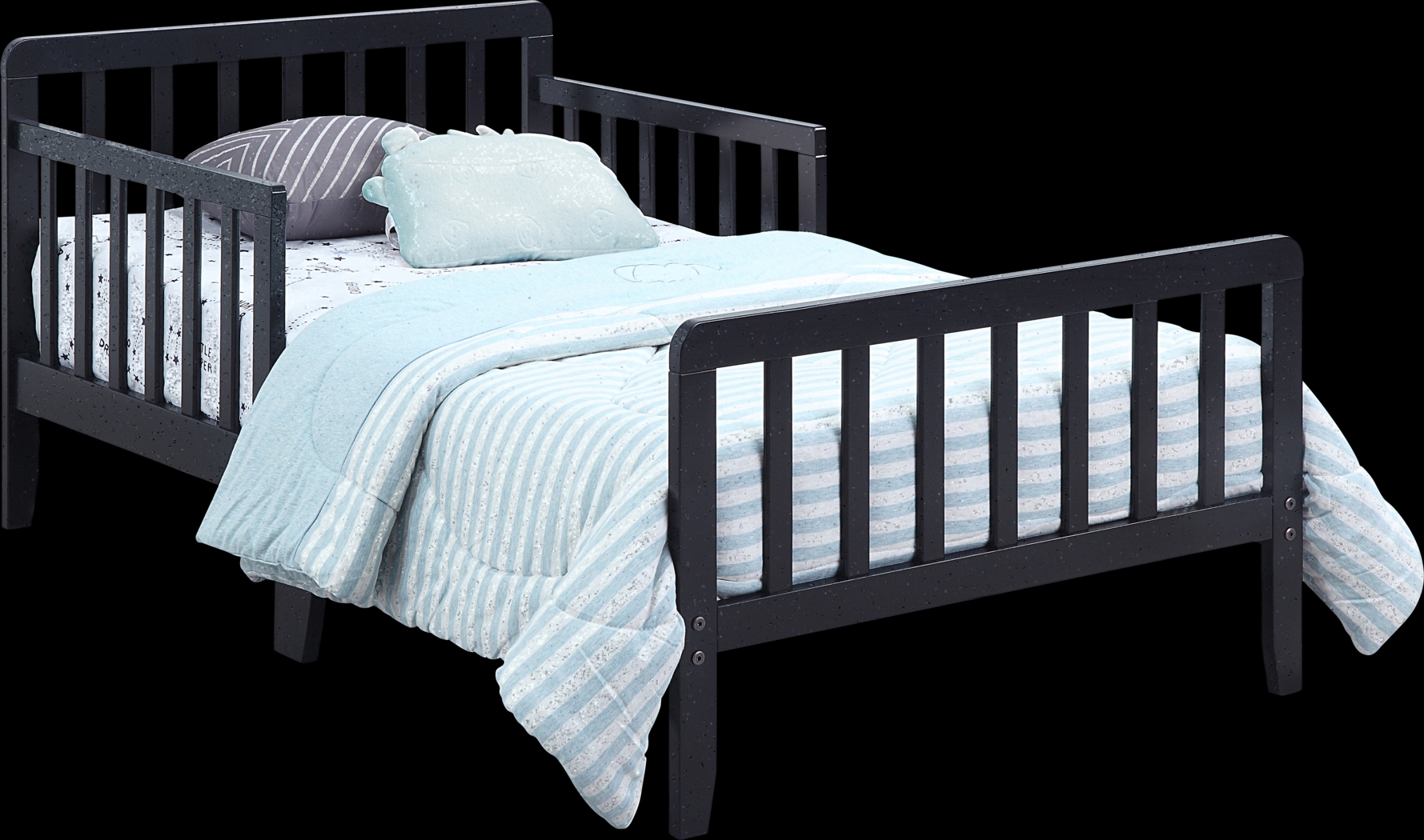 Kids Fyrio Black Toddler Bed - Thumbnail - Image 1