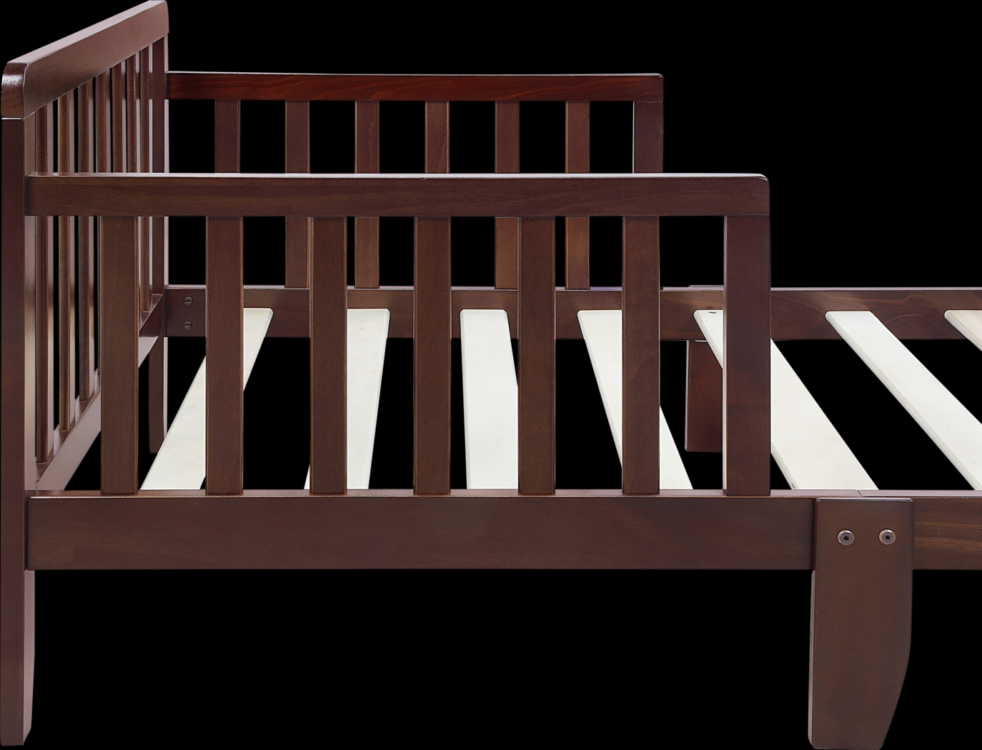 Kids Fyrio Walnut Toddler Bed - Thumbnail - Image 4