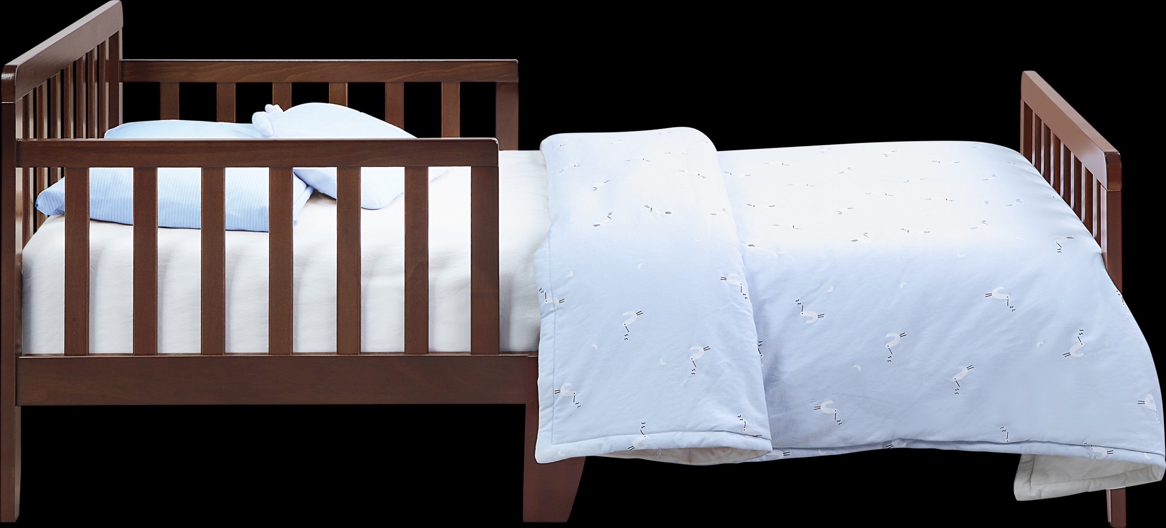 Kids Fyrio Walnut Toddler Bed - Thumbnail - Image 6