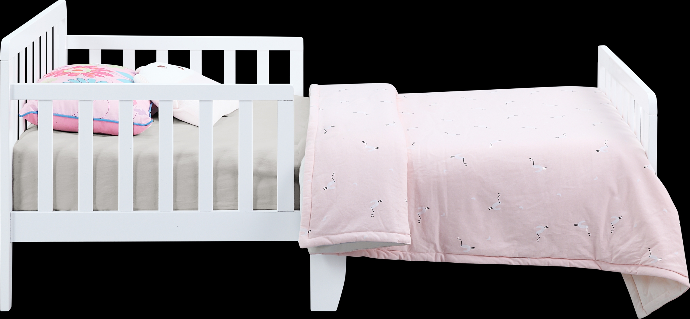 Kids Fyrio White Toddler Bed - Thumbnail - Image 7