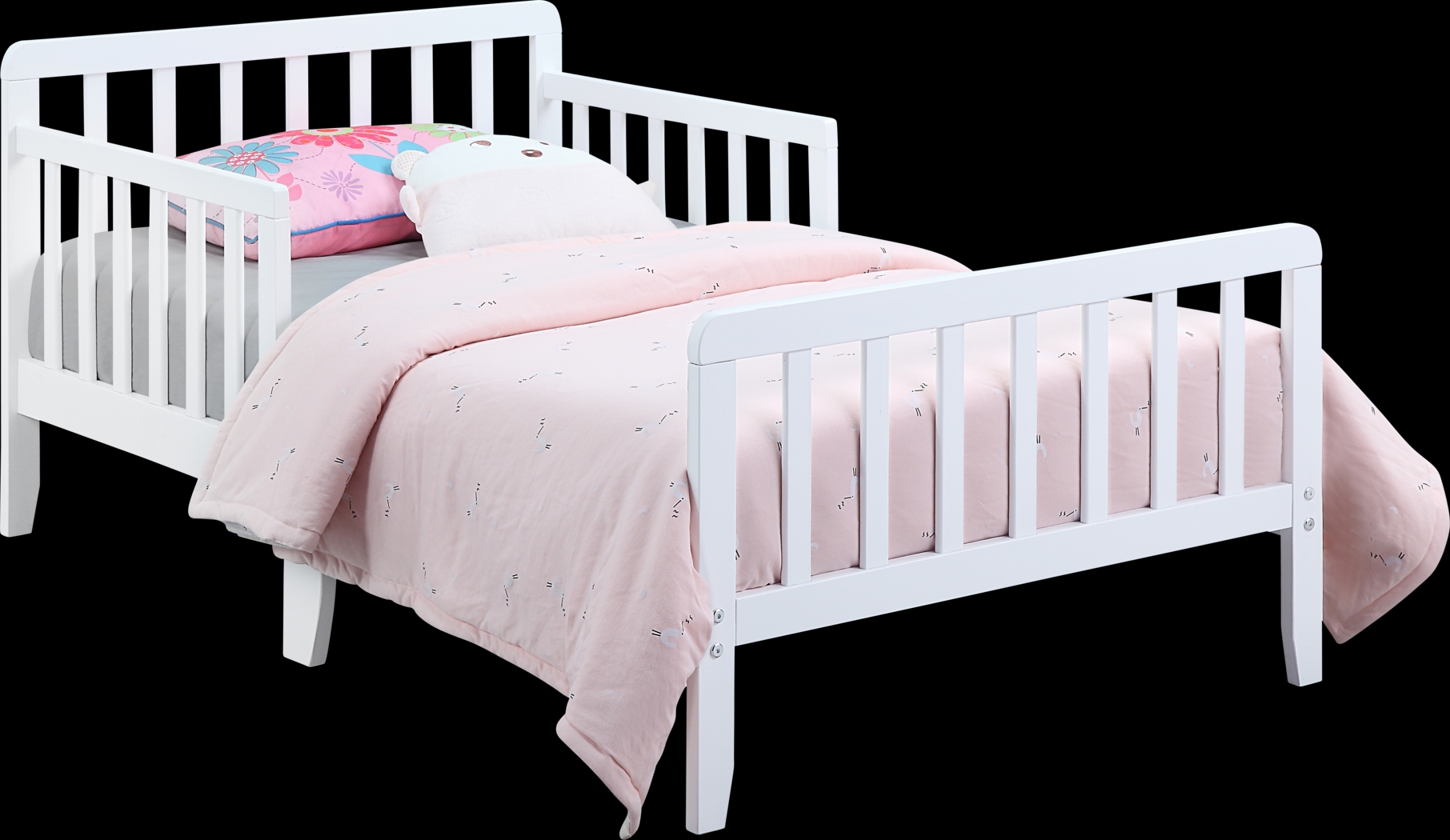 Kids Fyrio White Toddler Bed - Thumbnail - Image 1