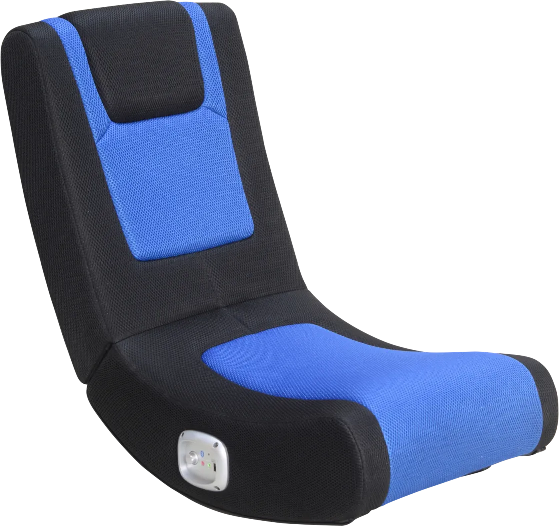 Kids Gabo Black/Blue Gaming Rocker - Thumbnail - Image 1