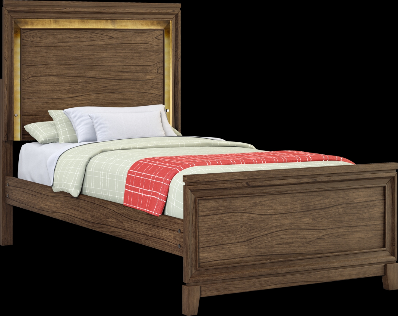 Kids Gallery Zone Saddle 5 Pc Twin Lighted Panel Bedroom - Thumbnail - Image 2