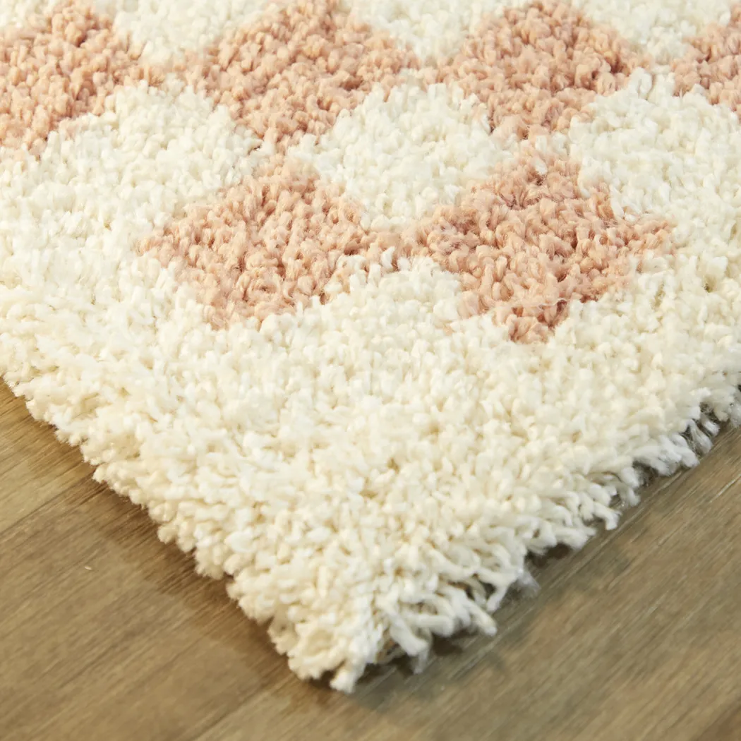 Kids Pixel Party Pink 5'3 x 7' Rug - Thumbnail - Image 4