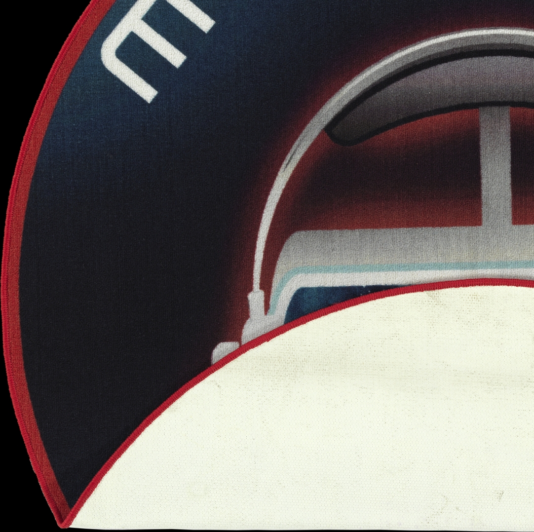 Kids Gamer Goggles Blue 5' Round Rug - Thumbnail - Image 4